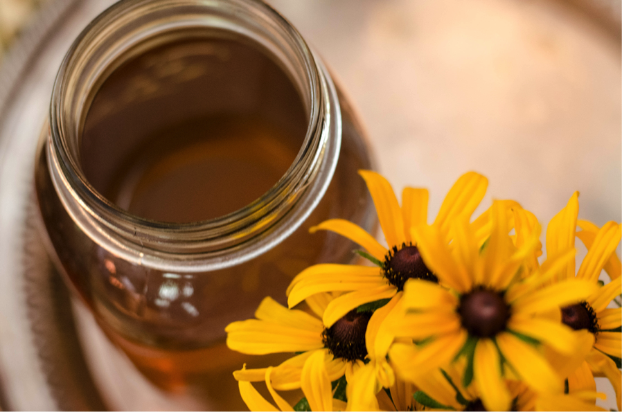 Tea and Flowers