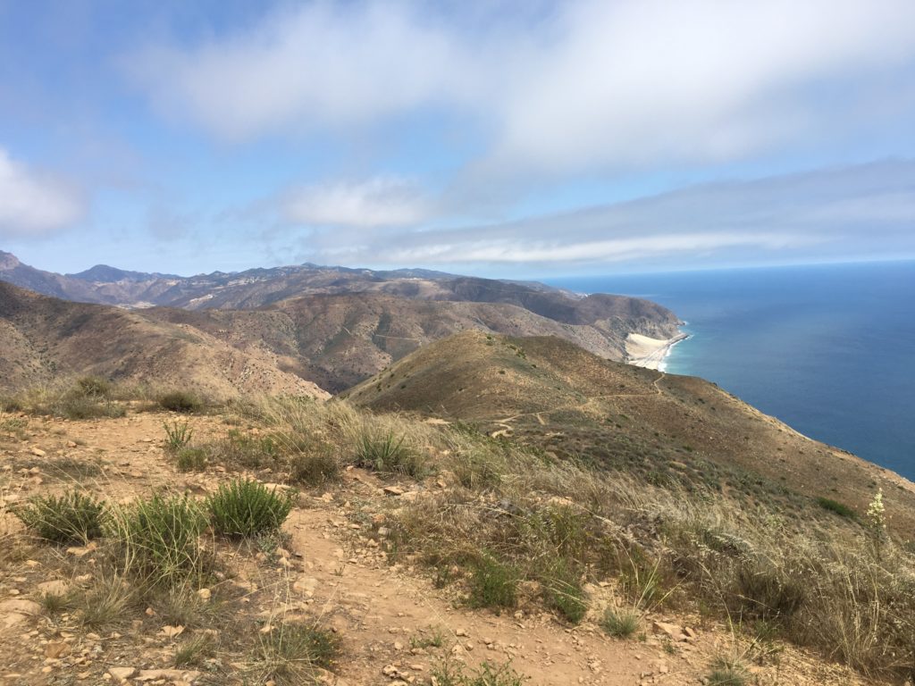 Mountains and ocean