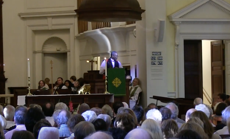 Bishop Michael Curry at St. Paul's Memorial Church ...