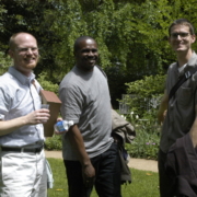 Participants getting ready to leave for a site visit to Sunrise Park UVA Spring Institute for Lived Theology - Built Environment 2006