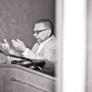 Orlando Espín setting the theological stage for SILT 2010