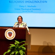 Daisy L. Machado speaking on "Borderlife and the Religious Imagination"