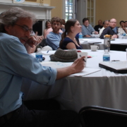 Speakers, other participants, and graduate students gathered at the Colonnade Club on U.Va. grounds for SILT 2008 2008 SILT